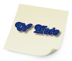 Of Note